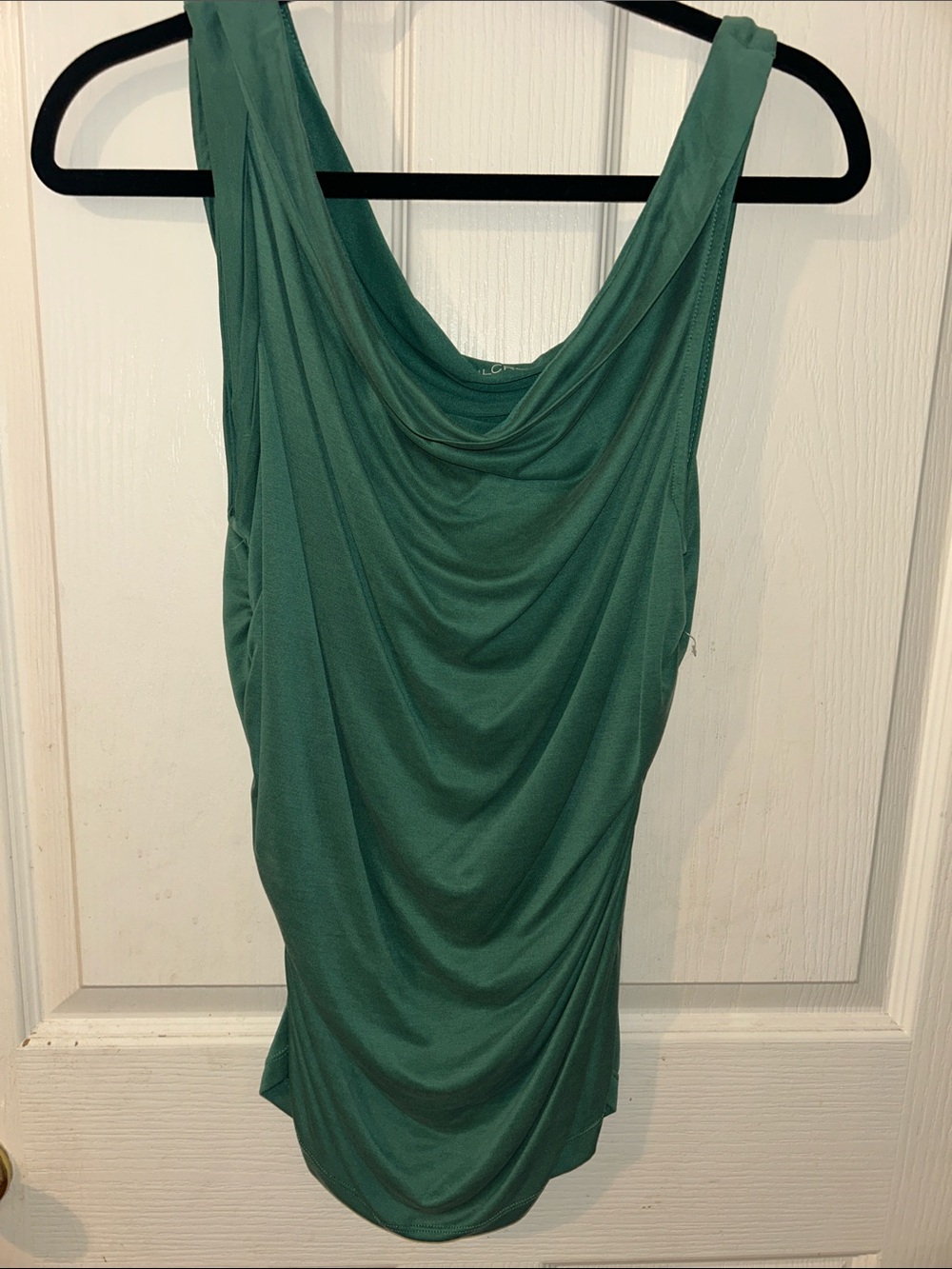 Pilcro green Draped Cowl Neck Tank